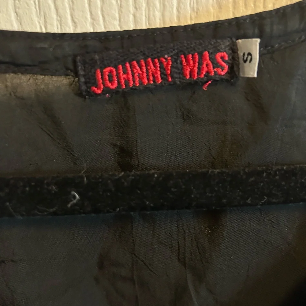 Johnny Was Black Multicolor Embroidered Tunic - Picture 3 of 8